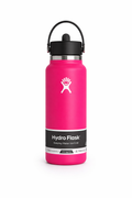 Hydro Flask 32oz wide mouth water bottle in vibrant pink