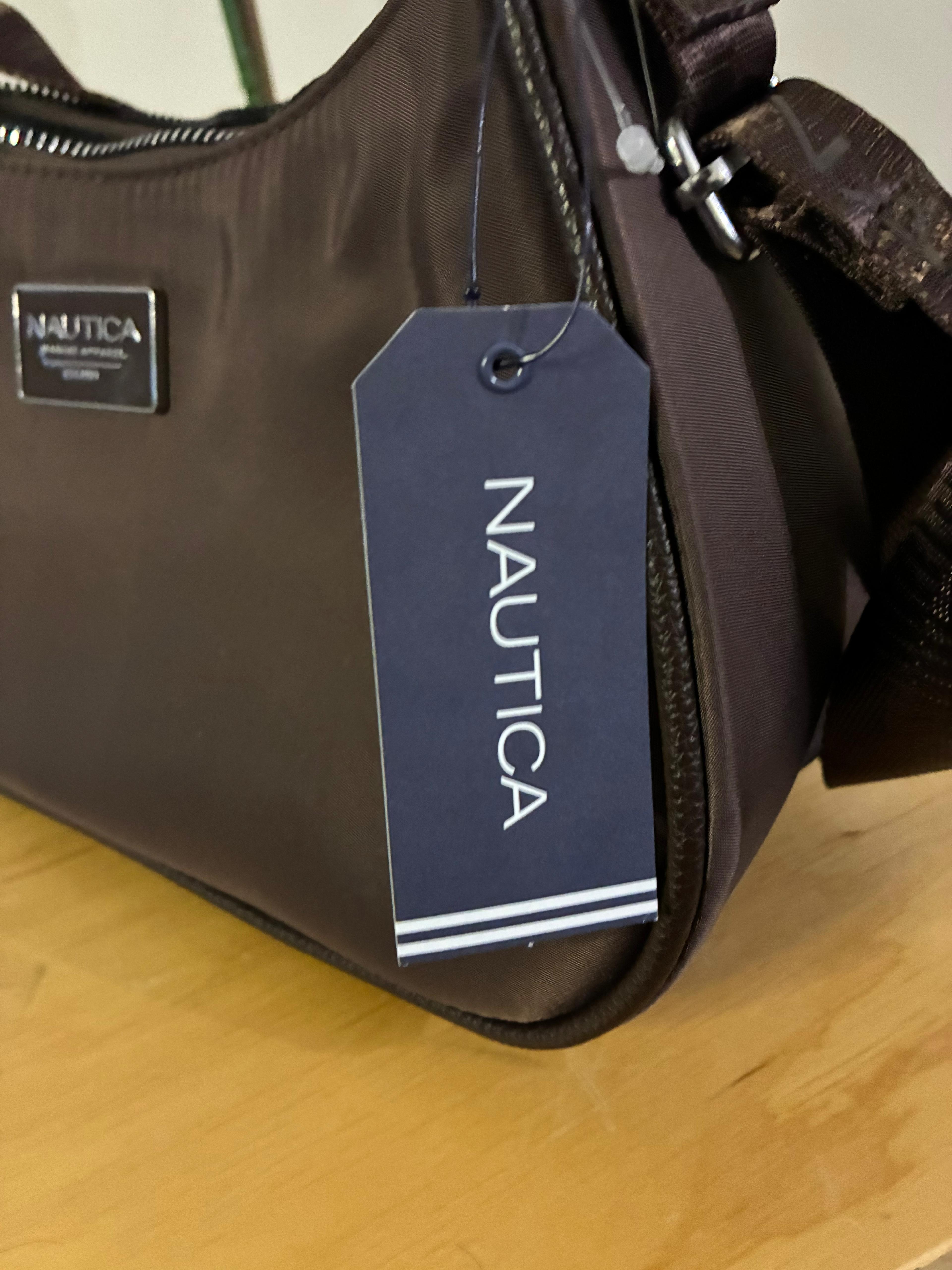 Nautica Brown Shoulder Bag Crossbody Purse New With Tag Stylish Hobo Bag