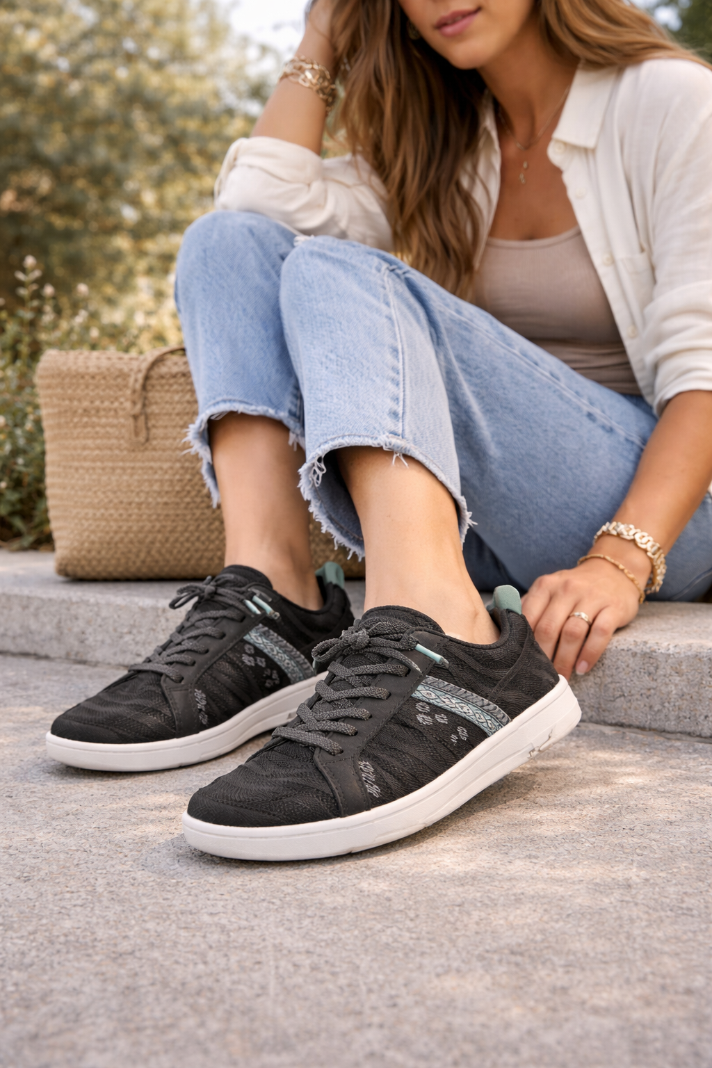 Hey Dude Women’s Size 9 Sneakers | Lightweight Comfort Shoes | Casual Slip-On Lace Style NEW